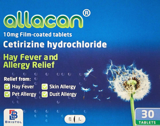 Allacan hayfever tablets 30s